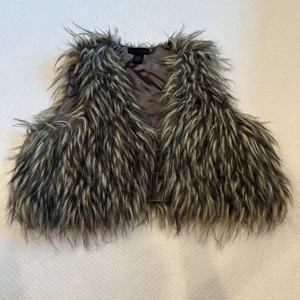 Steve Madden faux fur vest